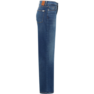 Weite Jeans MUSTANG "Damen Style Madison Wide", Damen, Gr. 28, Länge 30, 782 mittelblau, Denim/Jeans, 98% Baumwolle, 2% Elasthan, unifarben, weit, Jeans Weite Jeans