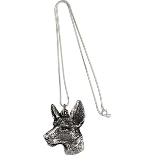 Podenco Ibicenco, Ibiza-Podenco,Ca Eivissec - Hundehalsband, einzigartiger Schmuck für den Hundefan, einzigartiger Kreuzotter-Anhänger der Marke Art-Dog
