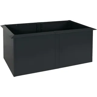 Mendler Hochbeet HWC-N24 78 x 170 x 90 cm Grau