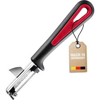 Westmark Gallant Sparschäler für Linkshänder 16,5 x 3,7 x 2 cm Edelstahl schwarz/rot