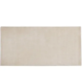 Beliani Kurzflor-Teppich Gesi II 150/80 cm , Beige , Naturmaterialen , Rechteckig , 80x150 cm , Teppiche und Böden, Teppiche, Orientteppiche