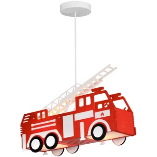 Globo Kinderhängeleuchte , Multicolor , Metall, Kunststoff , Auto , 13.5x120x43 cm , Lampen & Leuchten, Innenbeleuchtung, Kinderzimmerlampen, Kinderhängeleuchten