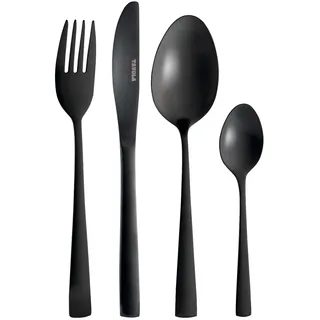 Studio Tavola Besteckset - Schwarz - 16-teilig / 4 Personen - Schwarz