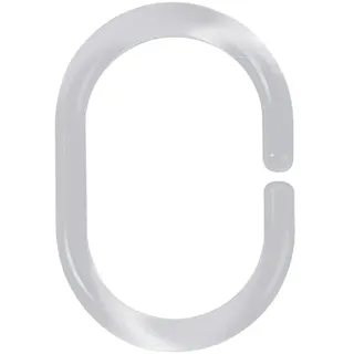 Spirella 1040076 Duschvorhangringe C-Minor Chrystal 12 STK.