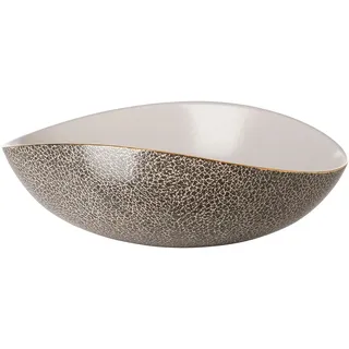 Fink Schale »MIDAS« 1 Stk. aus Porzellan Dekoschale, Schüssel aus Porzellan, Höhe ca. 11 cm, grau