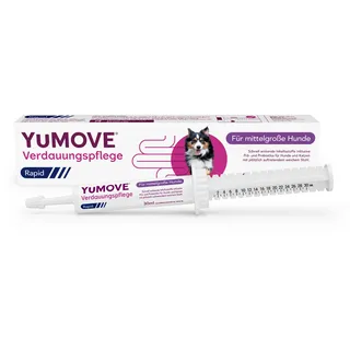 YuMOVE Durchfall Hund - 30ml Paste - Gegen Akuten Durchfall Hund & Beruhigung Magenprobleme - Effektive Stop Wirkung & Sanfte Pflege - Probiotische Formel für Vitalität & Kraft - Premium Qualität