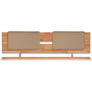 Betten-ABC Bubema Polster-Steckkissen - für Bettkopfteil im 2er-Set in verschiedenen Farben - Karamell