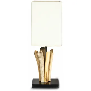 levandeo Tischleuchte Treibholz Beige