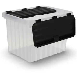 Jelenia Plast Aufbewahrungsbox 30 x 23 x 20 cm 15-tlg. transparent