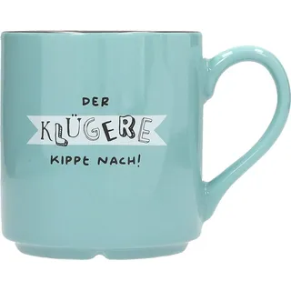 Depesche 0013594-042 Lieblingsbecher Motiv Nr. 42, Henkeltasse mit Spruch, 300 ml, aus Porzellan, teilweise mit Goldfolie und Innendruck.