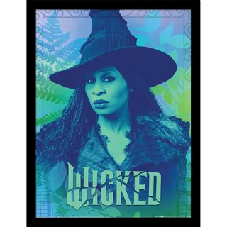 Pyramid International Offizieller Wicked 2 Sammlerdruck – (Elphaba) | Premium dekorative Kunst für Theaterliebhaber und Sammler | 30 cm x 40 cm gerahmtes Poster