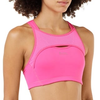 Champion Damen Shock Absorber New Active Crop Top Sport-BH, Undurchsichtige, Rose, S