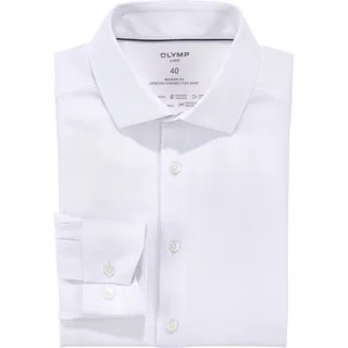 OLYMP Businesshemd »Luxor 24/Seven modern fit« Comfort Stretch, weiß