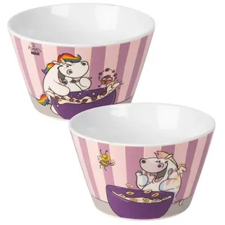 UNITED LABELS Pummel & Friends Schüssel - Müsli - Müslischüssel Schale aus Keramik 500 ml