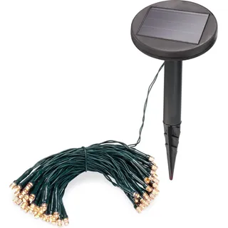 esotec Lichterkette Kunststoff 6 m 60 LEDs schwarz