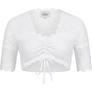 Nübler Dirndlbluse "Dirndlbluse kurzarm Nena", weiß