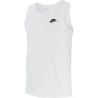 Nike Herren Tanktop NSW Club Tank BQ1260-100 S - White/Black - S