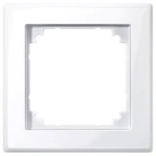 Merten 478125 M-SMART-Rahmen, 1fach, aktivweiß glänzend