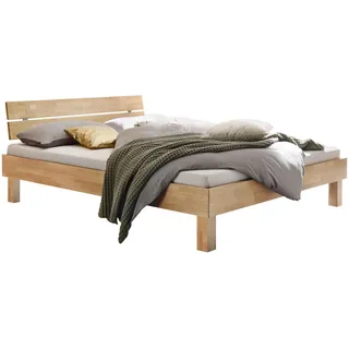 Hasena Bett , Eichefarben , Holz , Eiche , massiv , 200x200 cm , Über- und Sondergrößen erhältlich, in verschiedenen Holzarten erhältlich, in verschiedenen Größen erhältlich , Schlafzimmer, Betten, Holzbetten