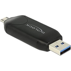 Bild Micro USB OTG Card Reader + USB 3.0 A Stecker