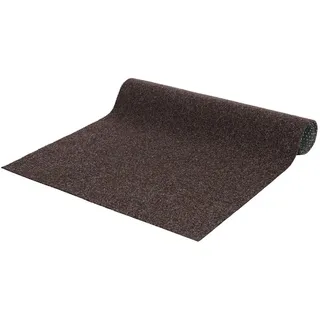 Andiamo Kunstrasen Outdoor wasserdurchlässig, Rasenteppich wetterfest, Drainage-Noppen, UV-beständig, für Balkon und Garten, Farbe:Braun, Größe:200 x 200 cm 4 mm Braun