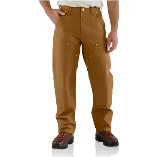 Carhartt Herren Loose Fit Firm Duck Arbeitshose mit verstärkter Vorderseite, Carhartt® Braun, W32/L34
