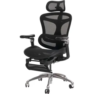 SIHOO Bürostuhl Lordosenstütze Fußstütze 6D-verstellbare Armlehnen