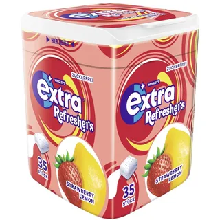 Wrigleys Extra Refreshers Strawberry Lemon zuckerfrei 35 Stück 78g