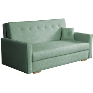 Mirjan24 Schlafsofa Viva Sonic Iv , Türkis , Metall , Kiefer , Rechteckig , 173x85x100 cm , Babymöbel & Kindermöbel, Kinderzimmer & Jugendzimmer, Schlafsofas