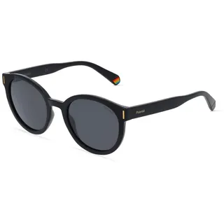 Polaroid PLD 6185/S 807M9 BLACK Sunglasses Women's Polycarbonate, Standard, 52 Damen, Sonnenbrille,