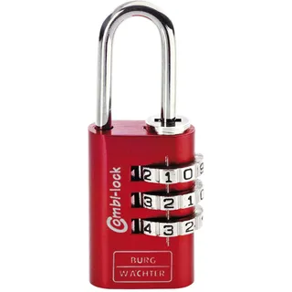 Burg Wächter Burg-Wächter Verstellbares Zahlenschloss, 3, 2 mm Bügelstärke, 3 Zahlenrollen, Combi Lock 88 20 Fun SB