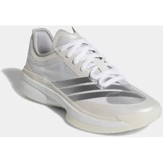 Basketballschuh ADIDAS PERFORMANCE "ADIZERO SELECT 3.0 LOW SNEAKER", Herren, Gr. 44, weiß (cloud weiß, silber metallic, grau two), Textil, Schuhe Basketballschuh