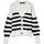 VMLEA LS V-Neck Cuff Cardigan Schwarz/Weiß XS