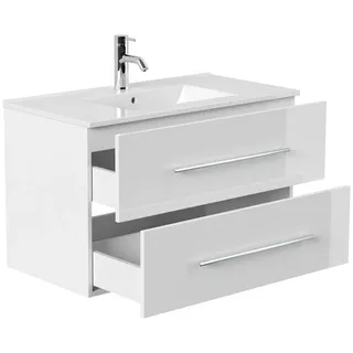 Posseik Badmöbel Homeline 90" weiß Hochglanz