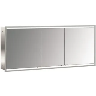 emco prime 2 Lichtspiegelschrank, 1600 mm, 3 Türen, Unterputzmodell, 949706258, Farbe: aluminium/spiegel