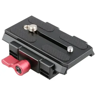 CAMVATE Schnellwechselplatte Mount Base QR für Manfrotto 501/504/ 577/701 Standard Zubehör