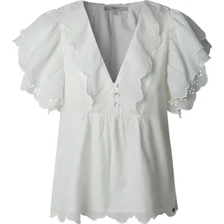 Pepe Jeans Dame ärmellose Bluse Weiß XS Frau Weiß XS - Weiß