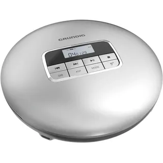 Grundig GCDP 8500, tragbarer CD-Player, Silber/Schwarz