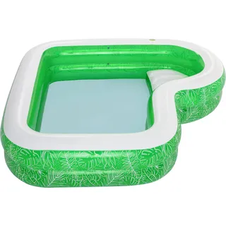 BESTWAY Rechteckiger Pool Tropical Paradise Baby-Pool 231 x 231 x 51 cm