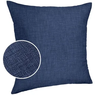 ANRO Kissenbezug Kissenhülle Kissen Sofakissen Zierkissen Deko Kissenbezüge Leinenoptik Jeansblau 40x40cm ohne Füllung
