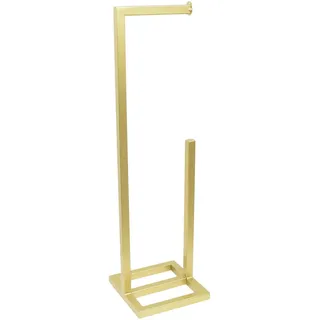 Loft42 Toilettenpapierhalter Jack Gold , Goldfarben , Metall , 20x75x20 cm , Badezimmer, WC Ausstattung, Toilettenpapierhalter