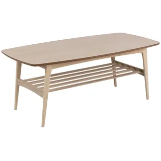 Livetastic Couchtisch , Eichefarben , Holz, Holzwerkstoff , Eiche , furniert,massiv , rechteckig , konisch , 47x60x120 cm , Holzmöbel, Holztische, Wohnzimmertische Holz, Couchtische Holz