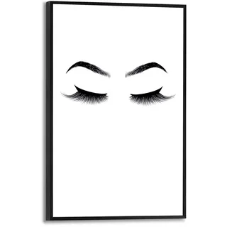 Reinders Poster "Wimpern und Augenbrauen", farbe bild(er): schwarz, weiß