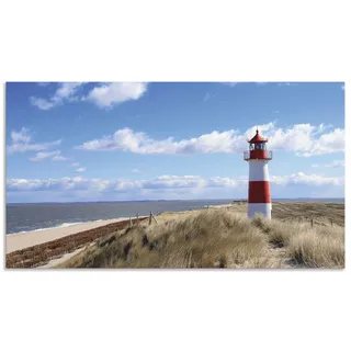 Artland Küchenrückwand »Leuchtturm Sylt«, (1 tlg.), Alu Spritzschutz mit Klebeband, einfache Montage Artland blau