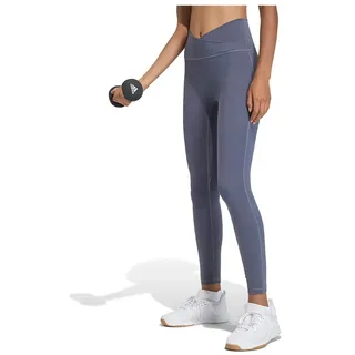 Adidas 3 Stripes Studio All Me X-over 7/8 Leggings - Aurora Onix - L
