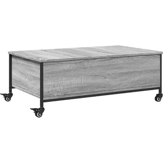 vidaXL Couchtisch mit Rollen Grau Sonoma 91x55x34 cm Holzwerkstoff - Grau