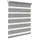 Doppelrollo 60 150 Holzlook/Grau