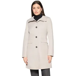 Outdoorjacke GIL BRET, Damen, Gr. 42, silber rock, Web, Obermaterial: 58% Baumwolle, 42% Polyester, unifarben, regular fit normal, gerader Abschluss, Jacken Outdoorjacke, mit Stehkragen