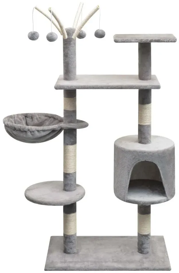 Bild von Katzen-Kratzbaum 125 cm Grau