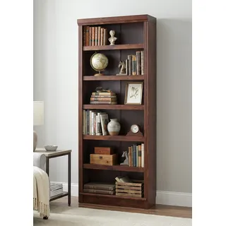 Bücherregal OTTO HOME "Soeren Regal B/T/H: 80/29/185 cm, 6 Fächer", dunkelbraun, B:80cm H:185cm T:29cm, Massivholz, Regale, Bücherregal, aus massiver Kiefer, FSC-zertifiziert